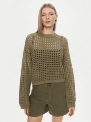 JDY Sweter Ronda 15317229 Zielony Regular Fit. Zielone swetry JDY, xl, bez wzorów, z syntetyku, bez ramiączek. Za 79.99 zł.