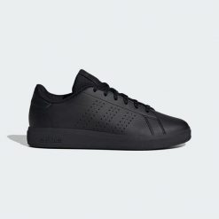 Buty Advantage Base 2.0. Białe buty treningowe adidas, bez wzorów, z gumy, bez zapięcia, do biegania. Za 199.00 zł.