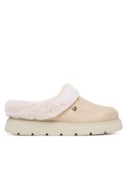 Skechers Kapcie Keepsakes Lite 114762/OFWT Écru. Kapcie Skechers, bez wzorów, ze skóry. Za 169.99 zł.