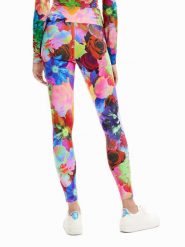 Desigual Legginsy Tulipa 23SWKK07 Kolorowy Slim Fit. Legginsy Desigual, bez wzorów, z syntetyku. Za 199.99 zł.
