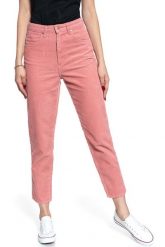 SPODNIE WRANGLER DAMSKIE MOM JEANS BRAND APRICOT W246UPP06 112127945. Pomarańczowe spodnie materiałowe Wrangler, bez wzorów, z jeansu, z podwyższonym stanem. Za 189.99 zł.