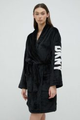 Dkny szlafrok kolor czarny. Czarne szlafroki damskie DKNY, m, bez wzorów, bez ramiączek. Za 489.99 zł.