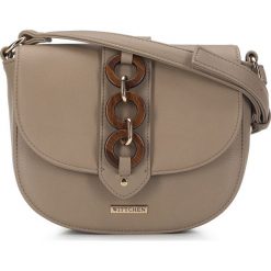Damska listonoszka z kółkami. Brązowe listonoszki Wittchen, bez wzorów, ze skóry ekologicznej, boho, małe, bez dodatków. Za 159.90 zł.