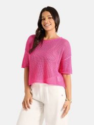 LIEBLINGSSTÜCK Sweter w kolorze różowym rozmiar: 46. Różowe swetry LIEBLINGSSTÜCK, bez wzorów, bez ramiączek. Za 284.95 zł.