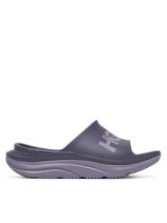 Hoka Klapki Ora Athletic Slide 1155154 Fioletowy. Fioletowe klapki HOKA, bez wzorów, z syntetyku, sportowe, bez obcasa, bez zapięcia. Za 249.99 zł.