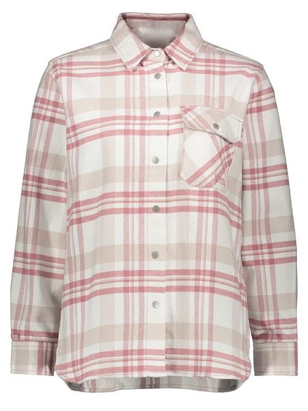 Fresh Made Koszula w kolorze kremowo-czerwonym rozmiar: L. Brązowe koszule Fresh Made, l, bez wzorów, z bawełny, bez kołnierzyka, bez ramiączek. Za 65.54 zł.