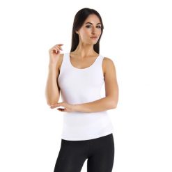 Koszulka bawełniana na ramiączkach Teyli Claudia. Czarne t-shirty sportowe Teyli, l, bez wzorów, z bawełny, bez ramiączek, na fitness i siłownię. Za 69.99 zł.