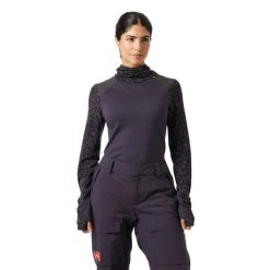 Damska kurtka z kapturem Helly Hansen Lifa Midw. Czarne kurtki Helly Hansen, bez wzorów, sportowe, z kapturem. Za 595.50 zł.