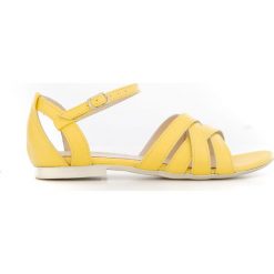 Sandały na miękkiej podeszwie - skóra naturalna - model 370 - kolor banan (41). Białe sandały Zapato, bez wzorów, z jeansu, boho, bez obcasa, na płaskiej podeszwie, bez zapięcia. W wyprzedaży za 269.10 zł.
