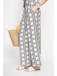 ASSUILI Spodnie w kolorze czarnym rozmiar: 34. Czarne spodnie materiałowe Assuili, bez wzorów, z materiału. Za 100.99 zł.