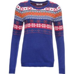 Sweter bonprix szafirowy wzorzysty. Swetry marki INESIS. Za 99.99 zł.