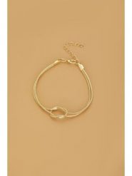 Atelier MIU Pozłacana bransoletka z elementem ozdobnym rozmiar: onesize. Żółte bransoletki atelier MIU, pozłacane. Za 34.99 zł.