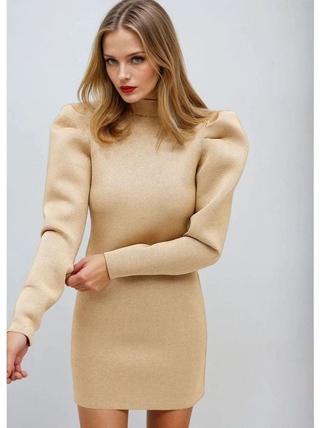 Monki Sukienka w kolorze beżowym rozmiar: XXS. Brązowe sukienki Monki, xxs, bez wzorów, bez kołnierzyka, bez ramiączek, mini. Za 60.99 zł.