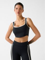 Guess Top 181230 Czarny Classic Fit. Czarne topy Guess, s, z aplikacjami, bez kołnierzyka, bez ramiączek. Za 234.99 zł.