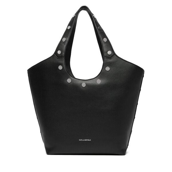 Torebka KARL LAGERFELD. Czarne torebki klasyczne KARL LAGERFELD, bez wzorów, klasyczne, bez dodatków. Za 859.99 zł.