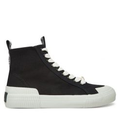 Trampki Coccinelle. Czarne trampki Coccinelle, bez wzorów, bez zapięcia. Za 629.99 zł.