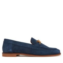Mokasyny Filipe. Niebieskie mokasyny Filipe, bez wzorów. Za 269.99 zł.