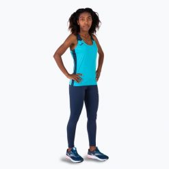 Tank top do biegania damski Joma Record II. Niebieskie topy Joma, xs, bez wzorów, bez kołnierzyka, bez ramiączek. Za 52.99 zł.