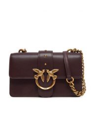 PINKO Torebka Love One Mini Cl PE 25 PCPL 100059 A0F1 Fioletowy. Fioletowe kopertówki Pinko, bez wzorów, ze skóry, wizytowe, bez dodatków. Za 989.99 zł.