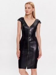 Marciano Guess Sukienka codzienna 3YGK07 9646Z Czarny Bodycon Fit. Czarne sukienki Marciano Guess, na co dzień, z aplikacjami, z syntetyku, bez kołnierzyka, bez ramiączek, bodycon. Za 1,329.00 zł.