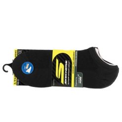 Skarpetki sportowe damskie 3pk Mens Microfiber. Czarne skarpetki Skechers, bez wzorów, z materiału. Za 59.99 zł.