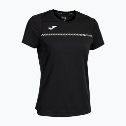 Koszulka tenisowa damska Joma Smash W. Czarne t-shirty sportowe Joma, xs, bez wzorów, z materiału, bez ramiączek, tenisowe. Za 119.99 zł.