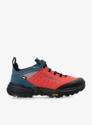 Buty turystyczne damskie Zamberlan Circe GTX Low. Czerwone buty trekkingowe Zamberlan, bez wzorów, z gore-texu, bez zapięcia, trekkingowe, gore-tex. Za 635.79 zł.