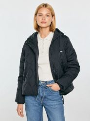 Kurtka damska przejściowa z kapturem czarna wintera 906. Czarne kurtki BIG STAR, l, bez wzorów, z jeansu, retro, z kapturem. Za 329.99 zł.