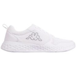 Buty Kappa Folly Oc 243230OC 1014 białe. Białe buty treningowe bez wzorów, z syntetyku, bez zapięcia, na fitness i siłownię. Za 222.03 zł.