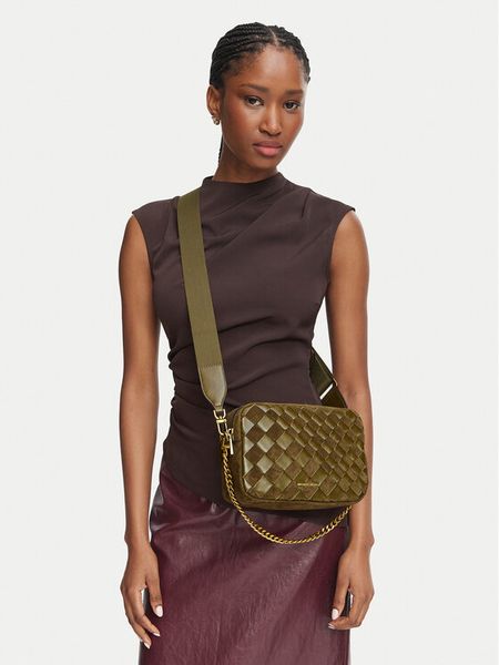 MICHAEL Michael Kors Torebka Bryant 32F6AYTC6S Khaki. Brązowe listonoszki MICHAEL Michael Kors, bez wzorów, ze skóry, bez dodatków. Za 1,099.00 zł.