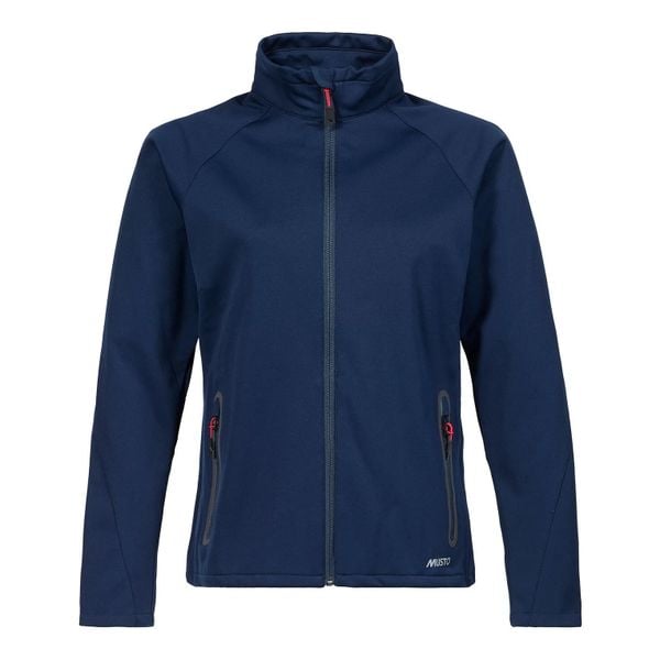 Damska kurtka wodoodporna Musto Essential Softshell. Niebieskie kurtki Musto, bez wzorów, z softshellu, bez kaptura. Za 636.50 zł.