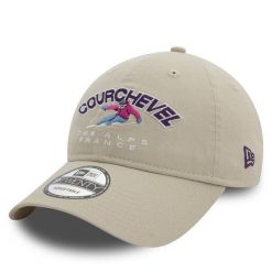 Czapka z daszkiem New Era. Brązowe czapki z daszkiem New Era, bez wzorów. Za 79.99 zł.