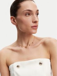 Guess Naszyjnik JUBN05185JW Złoty. Żółte naszyjniki Guess, z tworzywa sztucznego, metalowe. Za 189.99 zł.
