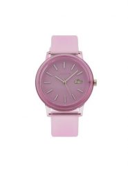 Lacoste Zegarek 12.12 2001362 Różowy. Czerwone, analogowe zegarki Lacoste. Za 399.99 zł.