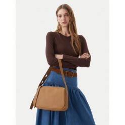 Torebka Tory Burch. Brązowe torebki klasyczne Tory Burch, bez wzorów, klasyczne, bez dodatków. Za 2,189.00 zł.