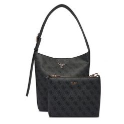 Torebka Guess. Szare torebki klasyczne Guess, z aplikacjami, klasyczne, bez dodatków. Za 679.99 zł.