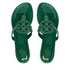 Japonki Tory Burch. Brązowe japonki Tory Burch, bez wzorów. Za 1,149.00 zł.