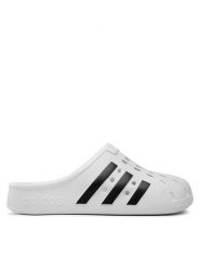 Adidas Klapki adilette Clog FY8970 Biały. Białe klapki adidas, bez wzorów, z tworzywa sztucznego, sportowe, bez obcasa, bez zapięcia. Za 199.99 zł.