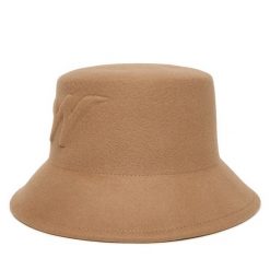 Kapelusz Weekend Max Mara. Brązowe kapelusze Weekend Max Mara, bez wzorów. Za 619.99 zł.