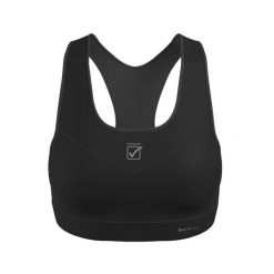 Givova Damski Sportowy Biustonosz Czarny L - Komfort i wsparcie. Czarne biustonosze sportowe Givova, bez wzorów, do biegania. Za 263.99 zł.