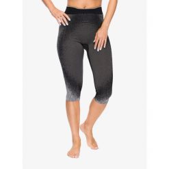 Legginsy termoaktywne damskie Odlo Performance Warm Blackcomb BL Bottom 3/4. Czarne bielizna termoaktywna damska ODLO, bez wzorów, sportowe. Za 272.99 zł.
