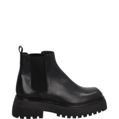 BOTKI DAMSKIE PARIS4 VITE NERO. Botki Venezia, bez wzorów, ze skóry, bez obcasa, bez zapięcia. Za 299.00 zł.