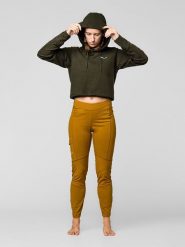Salewa Bluza funkcyjna w kolorze khaki rozmiar: 36. Brązowe bluzy Salewa, bez wzorów, z bawełny, bez ramiączek, z kapturem. Za 172.08 zł.