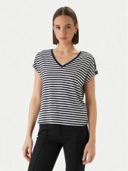 Morgan T-Shirt 261-DIVA Granatowy Regular Fit. Niebieskie t-shirty Morgan, xl, bez wzorów, z wiskozy, bez kołnierzyka, bez ramiączek. Za 149.99 zł.