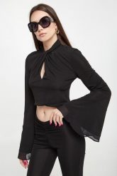 Bluzka damska TWINSET. Bluzki Twinset Milano, bez wzorów, bez kołnierzyka, bez ramiączek. W wyprzedaży za 629.13 zł.