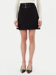 Morgan Spódnica mini 251-JANO Czarny Regular Fit. Czarne spódnice Morgan, bez wzorów, z syntetyku, mini. Za 209.99 zł.