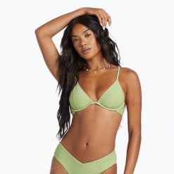 Góra od stroju kąpielowego Billabong Tanlines Reese Underwire. Zielone bikini Billabong, bez wzorów. Za 139.99 zł.