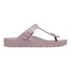 Birkenstock Gizeh EVA Faded Purple Japonki damskie. Fioletowe japonki Birkenstock, bez wzorów, eleganckie. Za 189.99 zł.