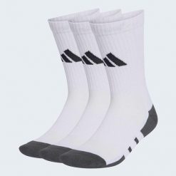 Skarpetki fitness ADIDAS 3 pary. Białe skarpetki adidas, bez wzorów. Za 49.99 zł.
