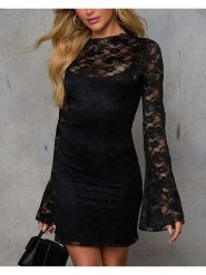 Milan Kiss Sukienka w kolorze czarnym rozmiar: S. Czarne sukienki Milan Kiss, s, bez wzorów, z koronki, bez kołnierzyka, bez ramiączek, mini. Za 157.35 zł.